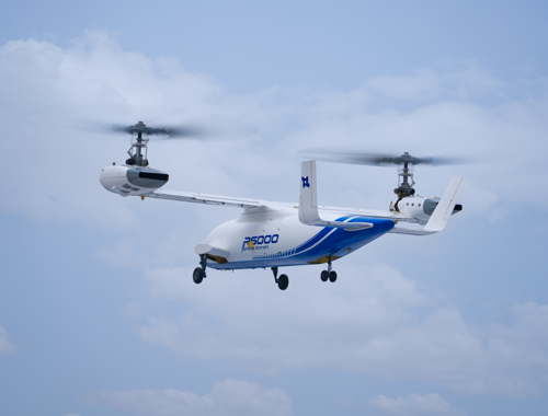 我国6吨级倾转旋翼无人飞行器在四川首飞